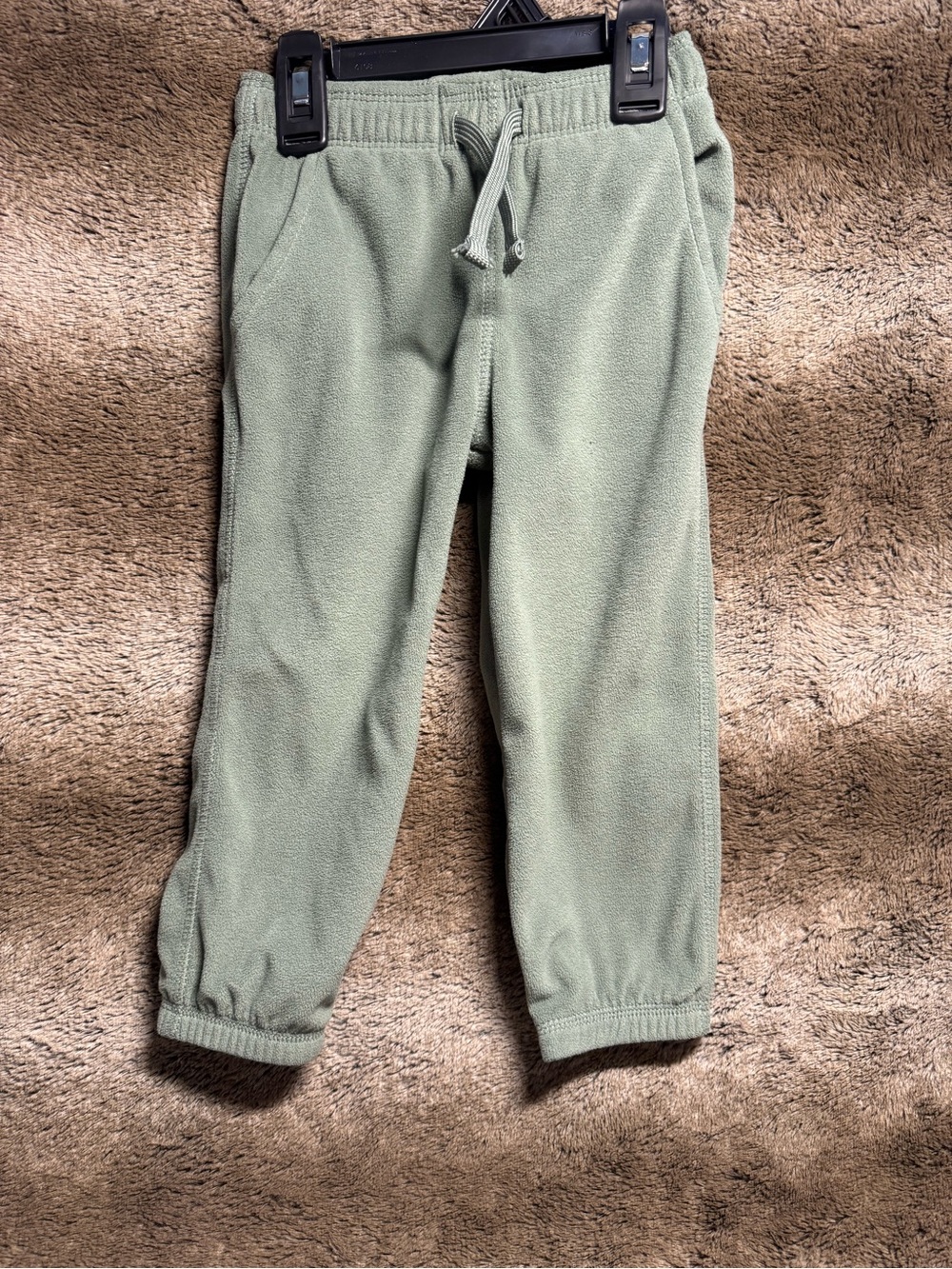 Carter's Sage Green Fleece Jogger Pants